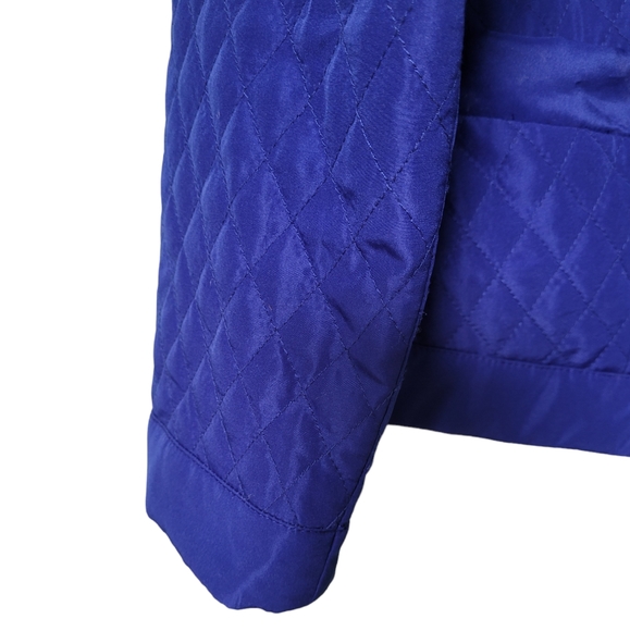 RQT Women's Quilted Lined Royal Blue Jacket w/Decorative Buttons Size XL - Picture 4 of 10